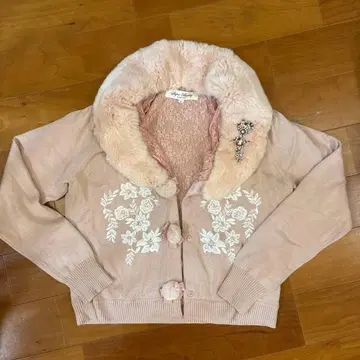 Super Beauty 핑크 가디건 40