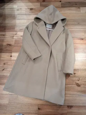 [새상품급] Spick & Span 울 후드 코트 S