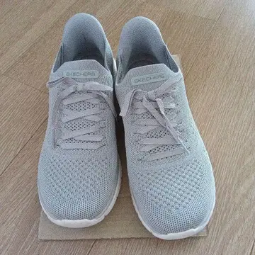 SKECHERS Slip-Ins 그레이 슬립온 23.5cm