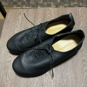 Figurino 블랙 레이스업 슈즈