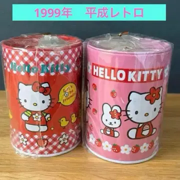산리오 헬로키티 저금통 펜꽂이 소품함 2개 세트