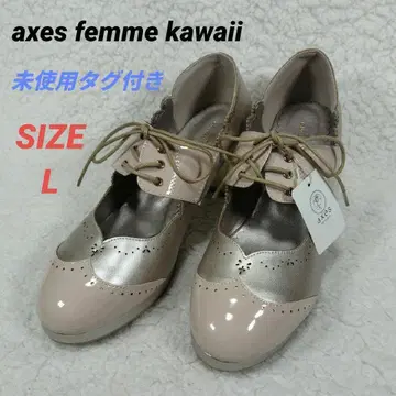 미사용 axes femme kawaii 프리엘 크로스 펌프스