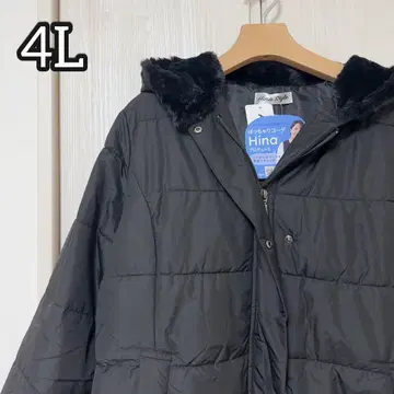 [ hina style ] 롱 코트 4L 블랙