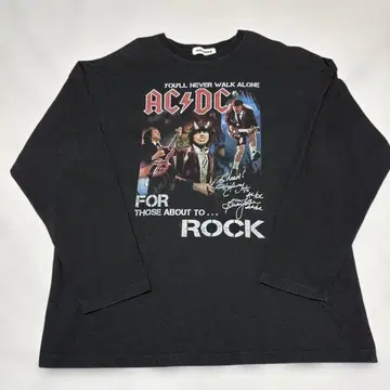 AC/DC 밴 롱 셔츠