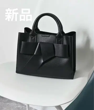 [ 새상품 Honeys ] 양쪽 날개 리본풍 백 블랙