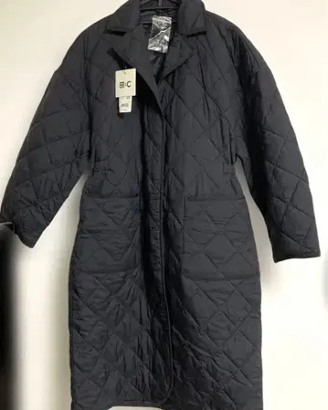 새상품 유니클로C 웜 퍼프 (퍼프 테크) 오버사이즈 코트 S