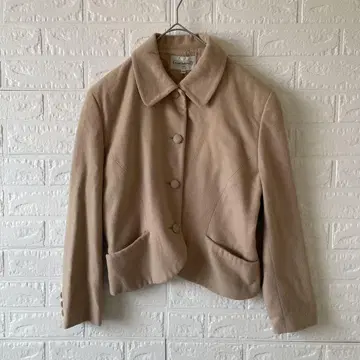 CACHAREL 캐샤렐 베이지 테일러드 자켓 울