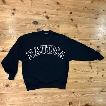 NAUTICA 크루넥 맨투맨 네이비 S