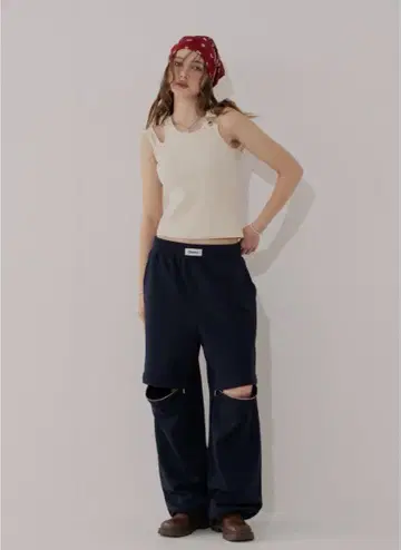 그랑니 지퍼 스웨트 팬츠 M