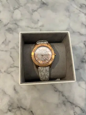 MICHAEL KORS 로즈 골드 실버 시계