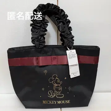 메종 드 플뢰르 디즈니 콜라보 미키마우스 토트백 블랙