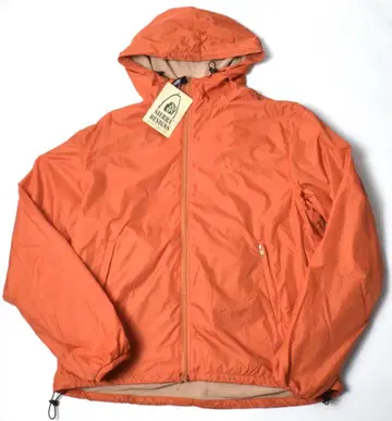미사용 SIERRA DESIGNS 플리스 나일론 후드티 S 오렌지