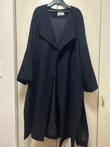 IENA 롱 코트 네이비