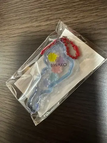 비와코 아크릴 키링 아사이 자매의 고향 한정판 스카이블루