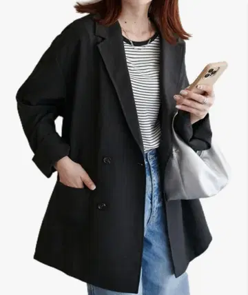 DISCOAT 테크 린넨 빅 셔츠 자켓