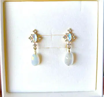 빈티지 피스 오팔센트 스와로브스키 체코 귀걸이