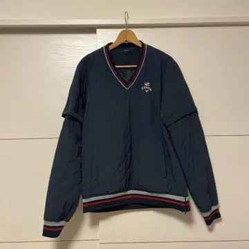 [ 빅 사이즈 ] Callaway 퀼팅 자켓 네이비 충전솜 LL