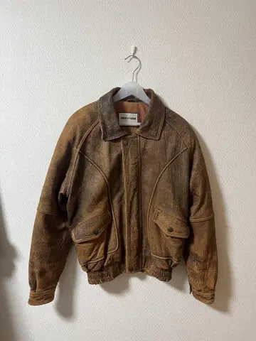 램 가죽 가죽 자켓 A-2