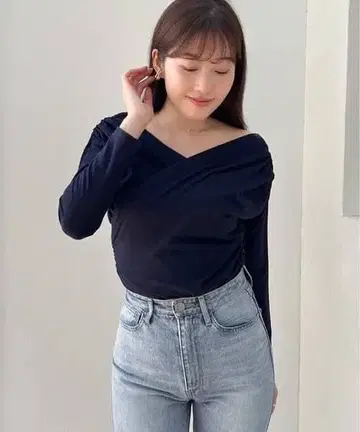 Asymmetric Cotton-blend Jersey Top