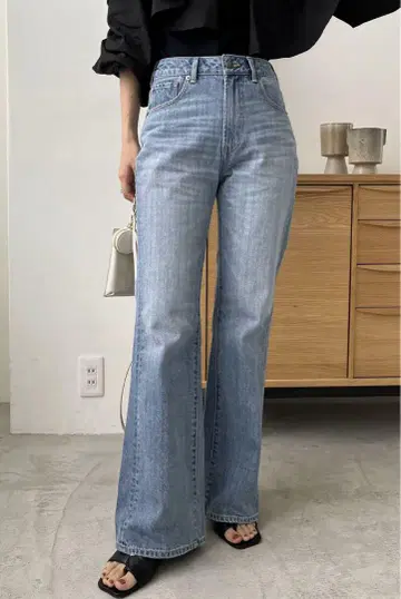 세미 플레어 데님