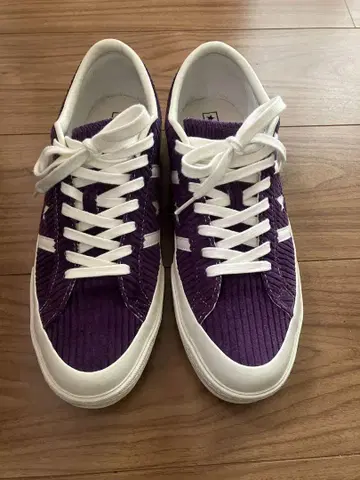 27.5cm 컨버스 STAR&BARS 퍼플