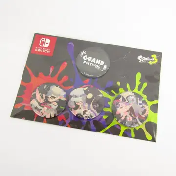 Nintendo 스프라툰 3 그랜드 페스티벌 캔뱃지 A9385