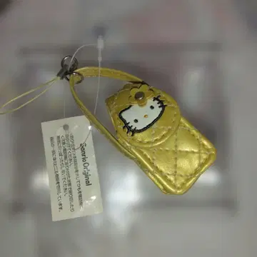 Sanrio 키티 스트랩 퀼트 시리즈 골드 2005년제