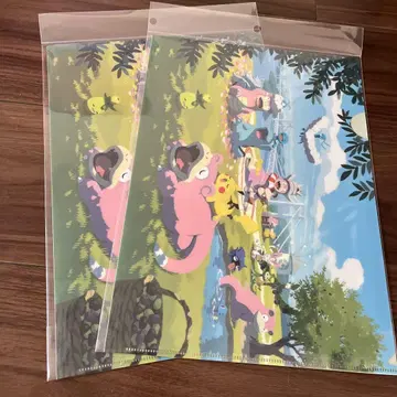[미개봉 새상품] 야돈 클리어 파일 포켓몬 센터 카가와 한정판