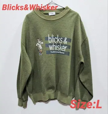 blicks & whisker 트레이닝복 올리브 사이즈 L 빈티지