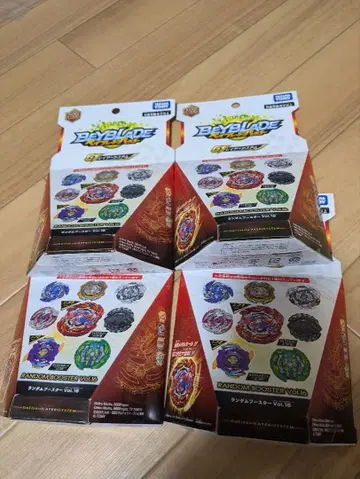 베이블레이드 4개 세트 랜덤 부스터 vol.16