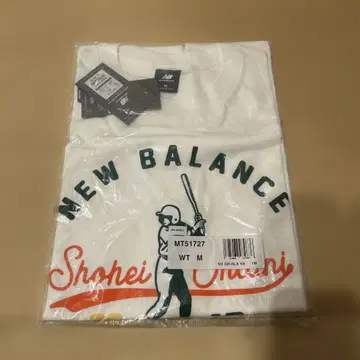 뉴발란스 오타니 쇼헤이 티셔츠 M 화이트