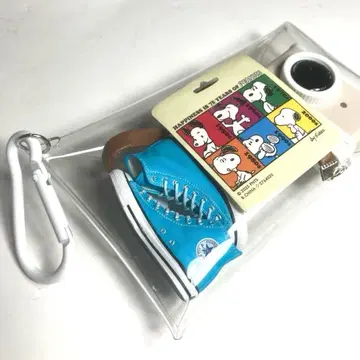 가챠 파우치 컨버스 카메라 스누피 참