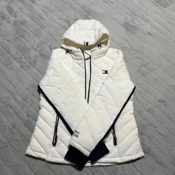 TOMMY HILFIGER 화이트 다운 자켓