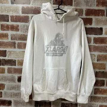 XLARGE 후드 부착 후드티 M 화이트