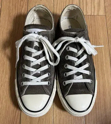 converse 올스타 로우컷 스니커즈 브라운 스웨이드 23.5cm