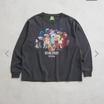 세서미 스트릿x프룻 오브 더 룸 롱TEE