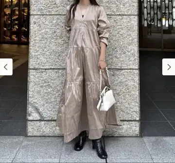 ne Quittez pas 티어드 롱 슬리브 원피스 S