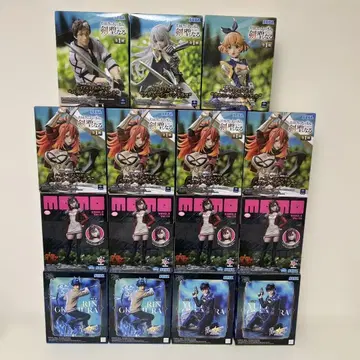 미개봉 새상품 최신 포함 애니메이션 만화 인기 캐릭터 피규어 묶음 판매