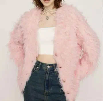 SLY [ LIMITED ITEM ] SHAGGY LOOSE 가디건