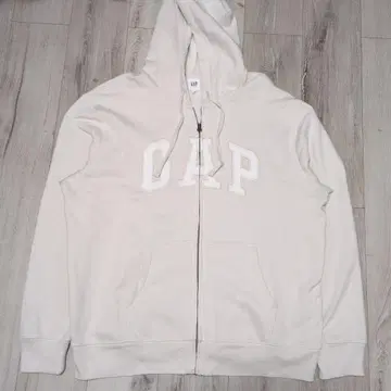 GAP 화이트 집업 후드티