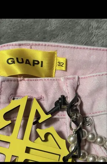 GUAPI PREMIUM 핑크 데님 팬츠