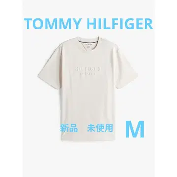 타미힐피거 PIQUE INTERLOCK EMBOSSED TEE