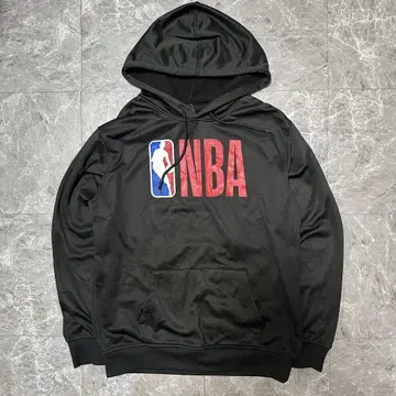 NBA 블랙 후드 부착 후드티 M
