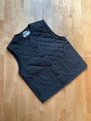 YAECA 야에카 노카라 퀼팅 베스트 사이즈 S 충전솜 블랙