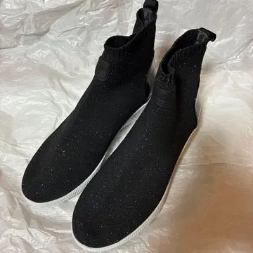 기간 한정 가격 미사용 ROCKPORT 니트 하이컷 슬립온 부츠