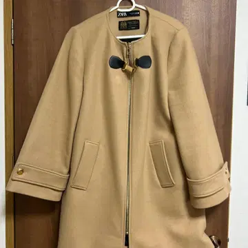ZARA 베이지 체스터 코트 L 사이즈
