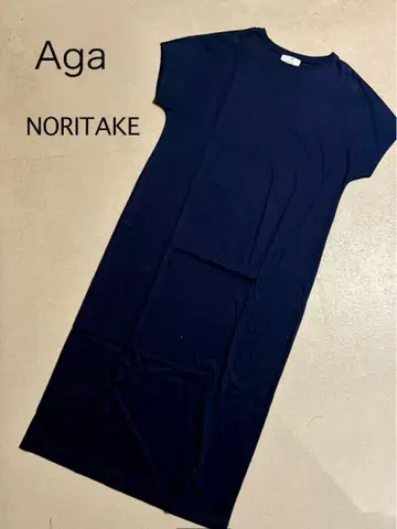 Aga 티셔츠 원피스 네이비 NORITAKE