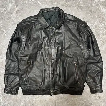 블랙 블랙 소가죽 라이더스 가죽 자켓 a2