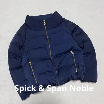 [새상품급] Spick&Span noble 다운 코트 네이비 38 네이비
