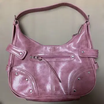 여성용 핸드백 숄더백 가죽 헤이세이 y2k 빈티지